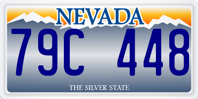 NV license plate 79C448