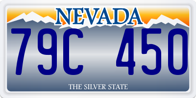NV license plate 79C450