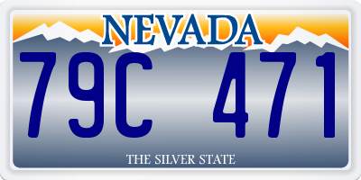 NV license plate 79C471