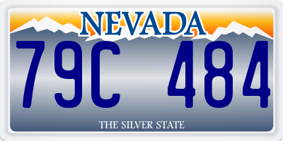 NV license plate 79C484