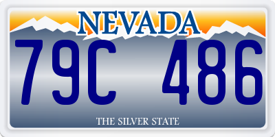 NV license plate 79C486