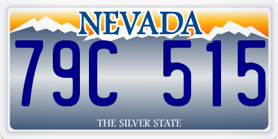 NV license plate 79C515