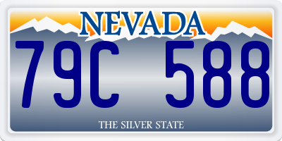 NV license plate 79C588