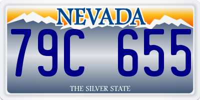 NV license plate 79C655