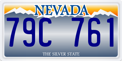 NV license plate 79C761