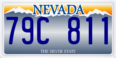 NV license plate 79C811