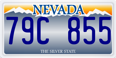 NV license plate 79C855