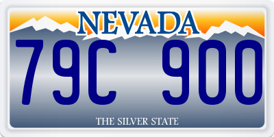 NV license plate 79C900