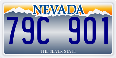 NV license plate 79C901