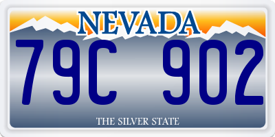 NV license plate 79C902