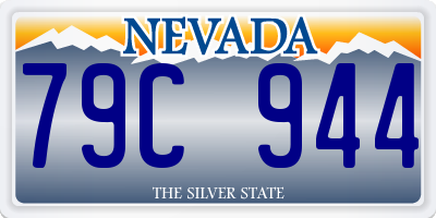 NV license plate 79C944