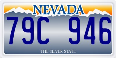 NV license plate 79C946