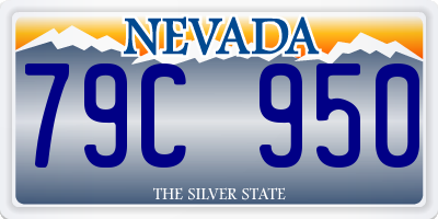 NV license plate 79C950
