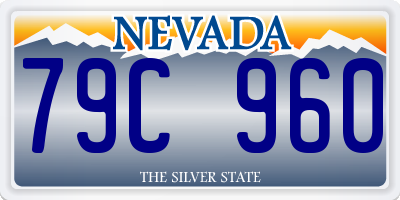 NV license plate 79C960