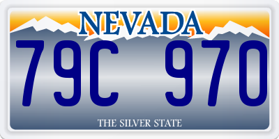 NV license plate 79C970