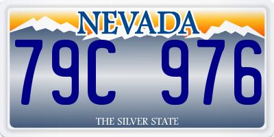 NV license plate 79C976