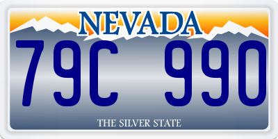 NV license plate 79C990