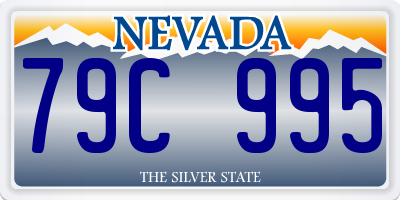 NV license plate 79C995