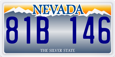 NV license plate 81B146