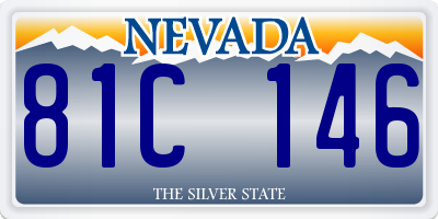 NV license plate 81C146