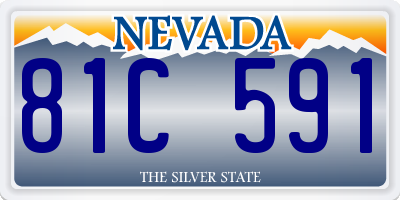 NV license plate 81C591