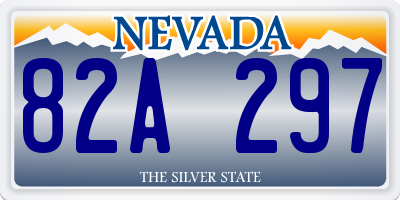 NV license plate 82A297