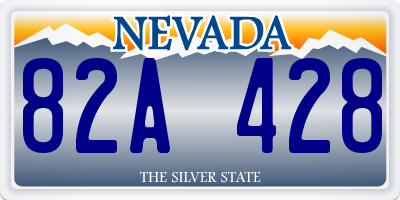 NV license plate 82A428