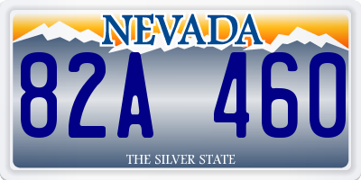 NV license plate 82A460
