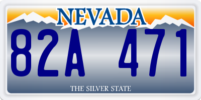 NV license plate 82A471