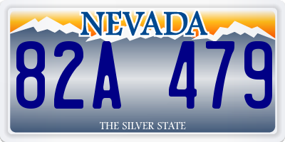 NV license plate 82A479