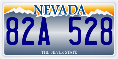 NV license plate 82A528