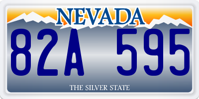 NV license plate 82A595