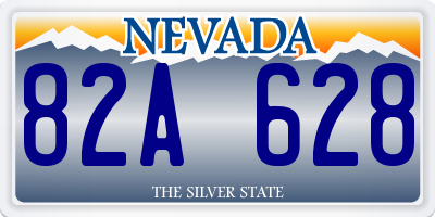 NV license plate 82A628