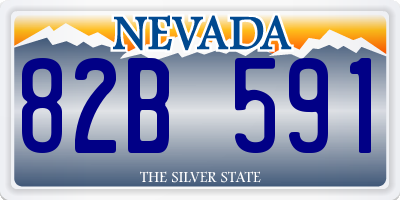 NV license plate 82B591