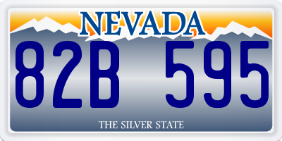 NV license plate 82B595