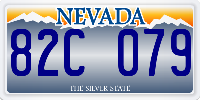 NV license plate 82C079