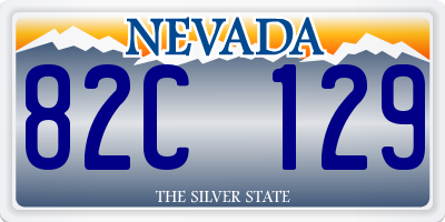 NV license plate 82C129