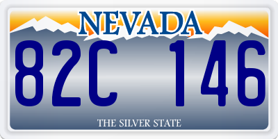 NV license plate 82C146