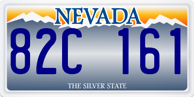 NV license plate 82C161