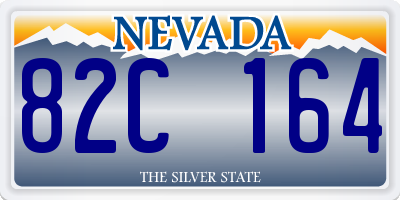 NV license plate 82C164