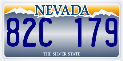 NV license plate 82C179