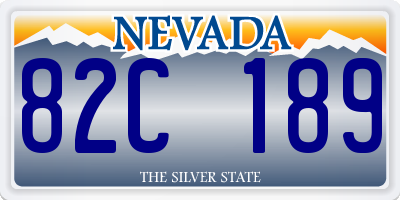 NV license plate 82C189