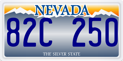 NV license plate 82C250