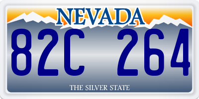 NV license plate 82C264