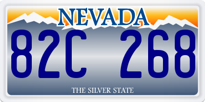 NV license plate 82C268