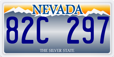 NV license plate 82C297
