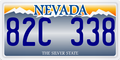 NV license plate 82C338