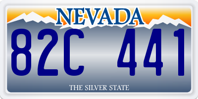 NV license plate 82C441