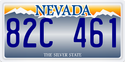 NV license plate 82C461