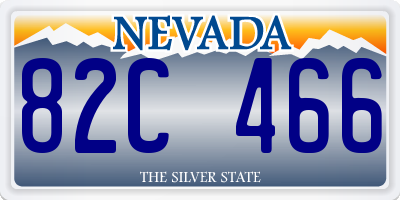 NV license plate 82C466